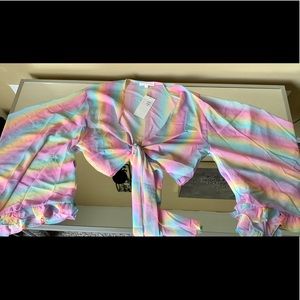 Women’s tie cropped top